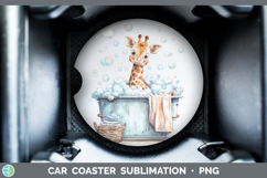 GorgeousBathtub Car Coaster design.