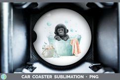 GorgeousBathtub Car Coaster design.