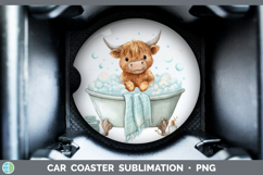 GorgeousBathtub Car Coaster design.