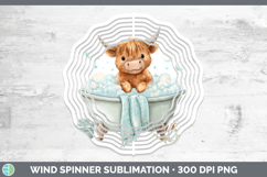 GorgeousBathtub Wind Spinner design.