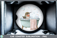GorgeousBathtub Car Coaster design.