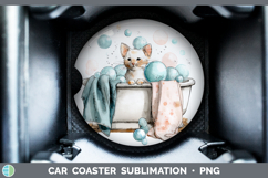 GorgeousBathtub Car Coaster design.