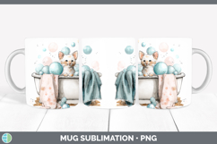 GorgeousBathtub Mug Wrap design.