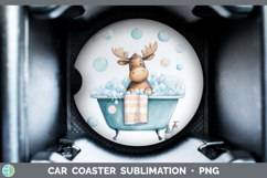 GorgeousBathtub Car Coaster design.