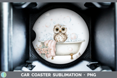GorgeousBathtub Car Coaster design.
