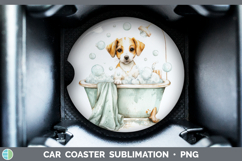 GorgeousBathtub Car Coaster design.