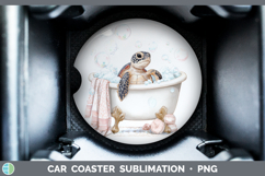 GorgeousBathtub Car Coaster design.