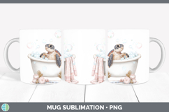 GorgeousBathtub Mug Wrap design.