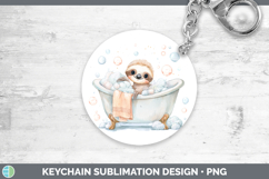 GorgeousBathtub Keychain design.