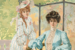 Early 20th Century Dress Illustrations Vintage Images Bundle Product Image 2