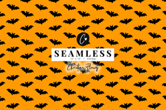 Bats Halloween Pattern | Cute Halloween Digital Paper Product Image 1