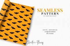 Bats Halloween Pattern | Cute Halloween Digital Paper Product Image 2