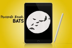 Textured Flying Bats - a Procreate Brush Product Image 1