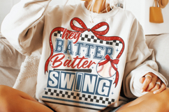 Hey Batter Batter Swing PNG, Baseball Coquette PNG, Game Day Product Image 2