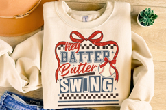Hey Batter Batter Swing PNG, Baseball Coquette PNG, Game Day Product Image 3