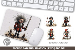 Mouse Pad Battle Worn Nutcracker Product Image 1