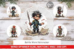 Wind Spinner Battle Worn Nutcracker Product Image 1