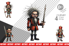 Battle Worn Nutcracker Clipart Product Image 1