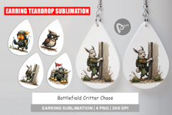 Earring Battlefield Critters Product Image 1