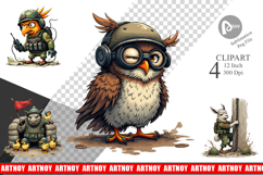 Battlefield Critters Clipart Product Image 1