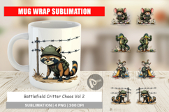 Mug Wrap Battlefield Critters Product Image 1