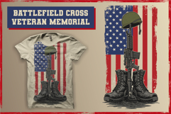 Battlefield Cross Veteran Memorial Product Image 1