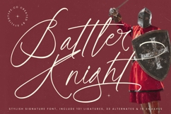 Battler Knight - Stylish Signature Font Product Image 1