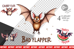Batty Buddies Clipart Product Image 1