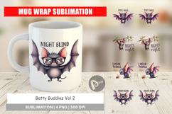 Batty Buddies Mug Wrap Product Image 1