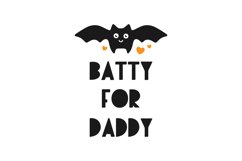 Batty For Daddy SVG Cut File Product Image 1