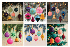 Whimsical Baubles Vol.1 Digital Paper, 40 PNG and JPEG Product Image 3