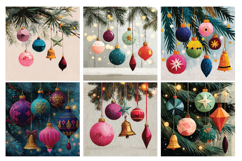 Whimsical Baubles Vol.1 Digital Paper, 40 PNG and JPEG Product Image 5