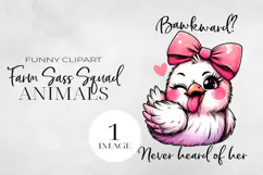 Funny Farm Animal Tongue out, Sublimation PNG. Product Image 1