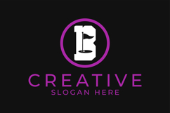 Golf Flag B Letter Logo Design Product Image 1
