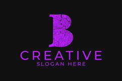 Textured B Letter Map Logo Product Image 1