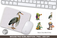Bayou Jazz Mardi Gras Mouse Pad Product Image 1