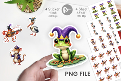 Bayou Jazz Mardi Gras Sticker Product Image 1