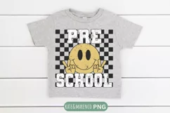 Retro Preschool PNG | Pre-K Sublimation | School DTF Product Image 1