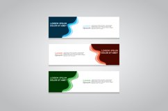 Vector abstract design banner web template. Product Image 1