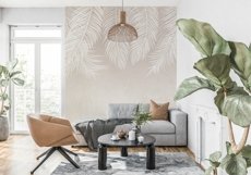 Wall mockup - Wallpaper mockup - Living room Product Image 10