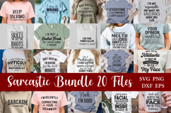 Sarcastic SVG Bundle, Funny SVG File, Shirt Quote SVG Bundle Product Image 1