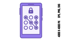 Colored Passcode Icon Product Image 1