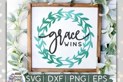 Grace Wins SVG DXF PNG EPS Cutting Files Product Image 1