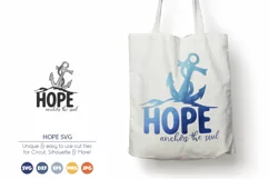 Hope Anchors the Soul SVG Cut Files | Anchor SVG Product Image 1