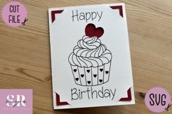 Birthday card insert design| Paper cutting | Cricut Joy svg Product Image 6