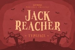 Web Font Jack Reacher Product Image 1