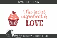 The Secret Ingredient Is Love SVG, Valentine's Day SVG Product Image 2