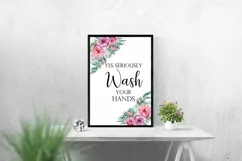 Wash Your Hands Wall Art Printables- Wash Your Hands Print Product Image 4
