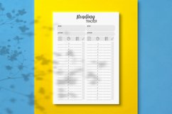 Reading Tracker PDF, KDP Interior Product Image 2