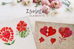 valentine's,hearts Watercolor png Product Image 2